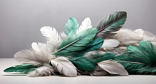 3D обои с рисунком перья Design Studio 3D Feathers AG-FT-023