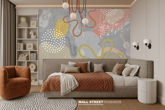 Фотообои в интерьере артикул Podrost-25: 25, PODROST 25, Wall street